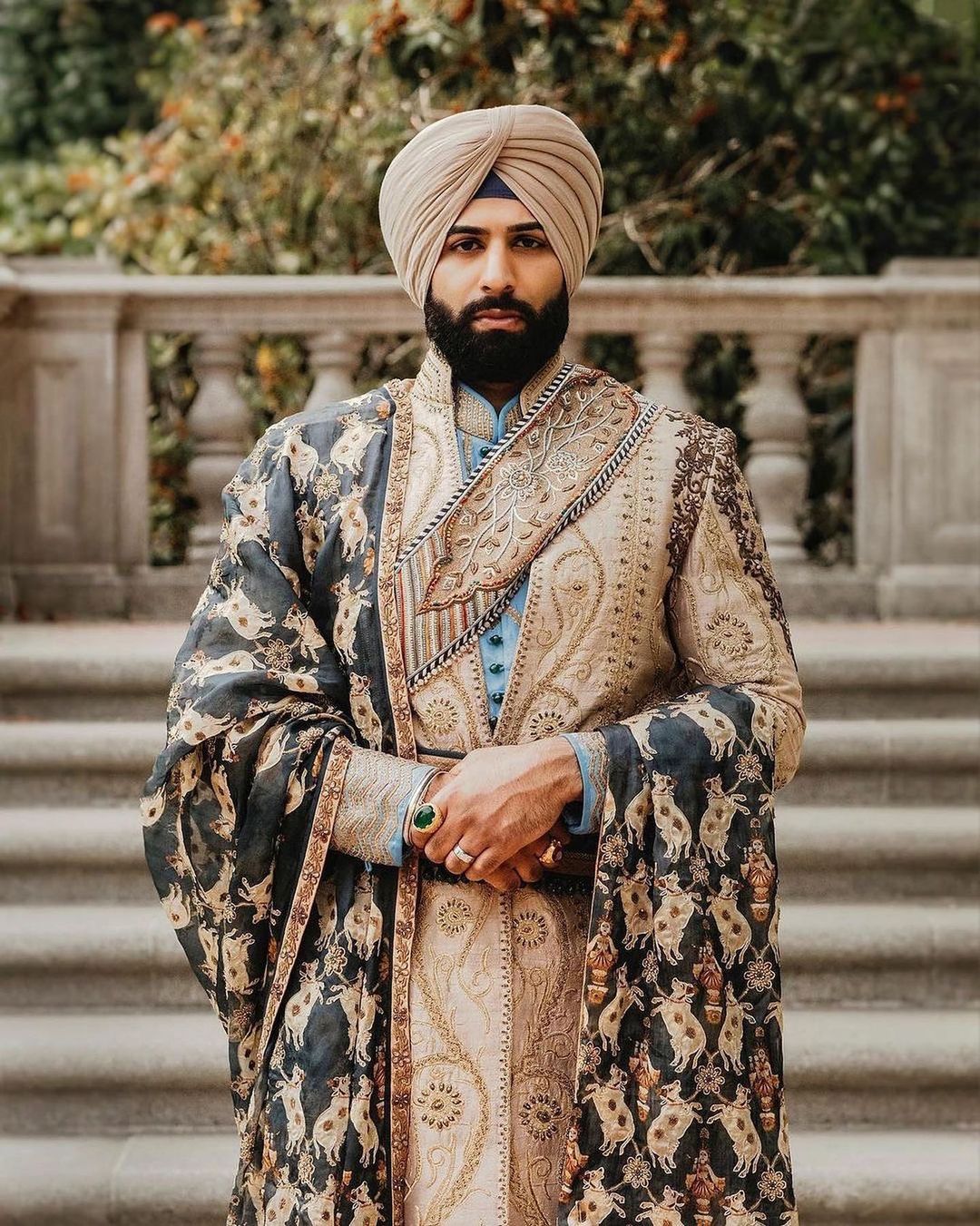 sikh groom outfit