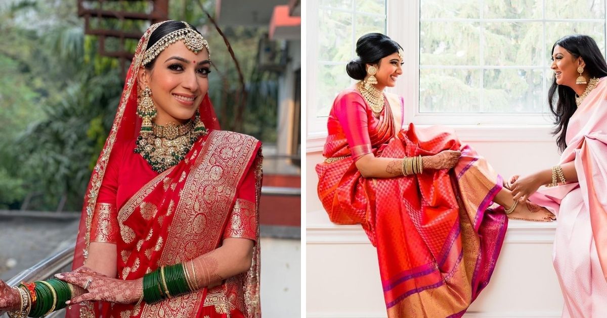 Real Brides Who Wore Gorgeous Silk Sarees For Weddings