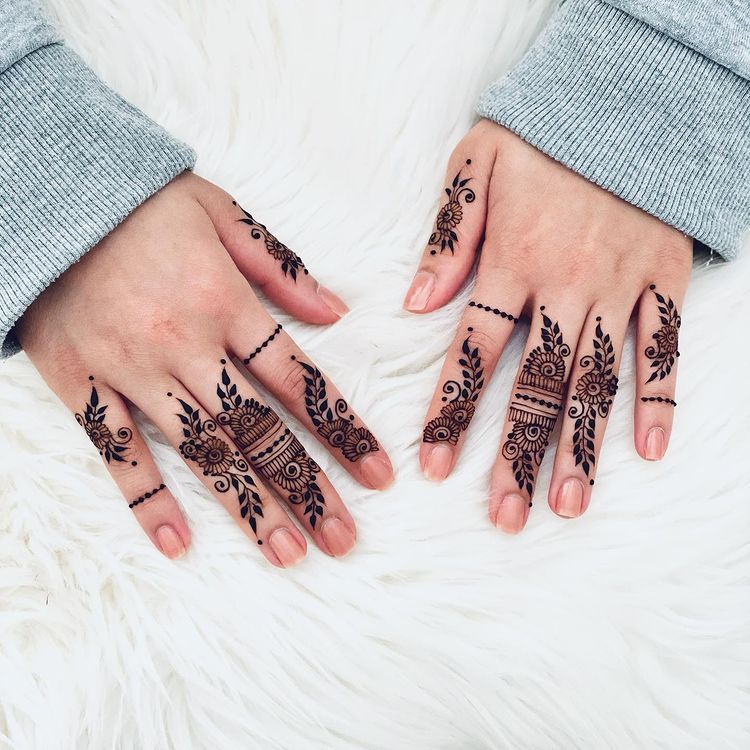 Finger Mehndi Design Ideas from the Top 10 Bridal Henna Styles-baongoctrading.com.vn