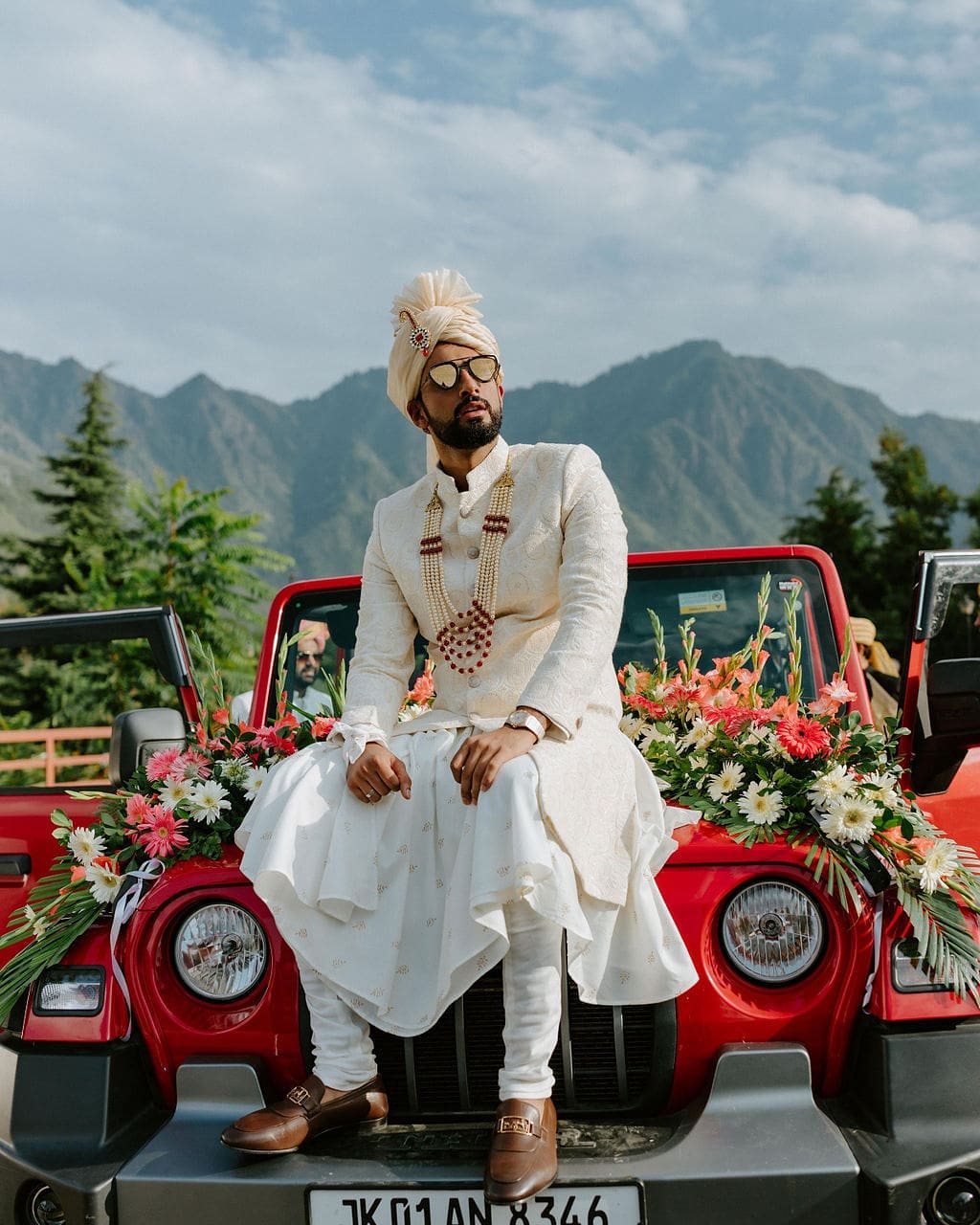 white groom outfit
