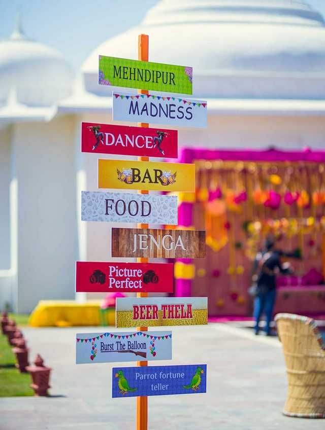 Amp Up The Pre-Wedding Function Decor With Quirky Boards Ideas