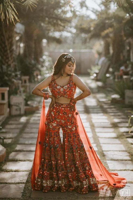Pre-wedding bridal outfits