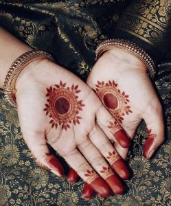 chic bridal mehndi