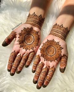 simple bridal mehendi