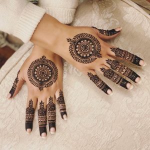 simple bridal mehendi