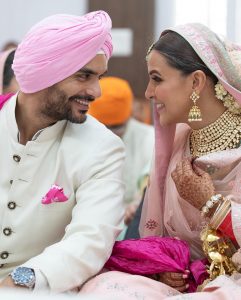 simple wedding for neha dhupia