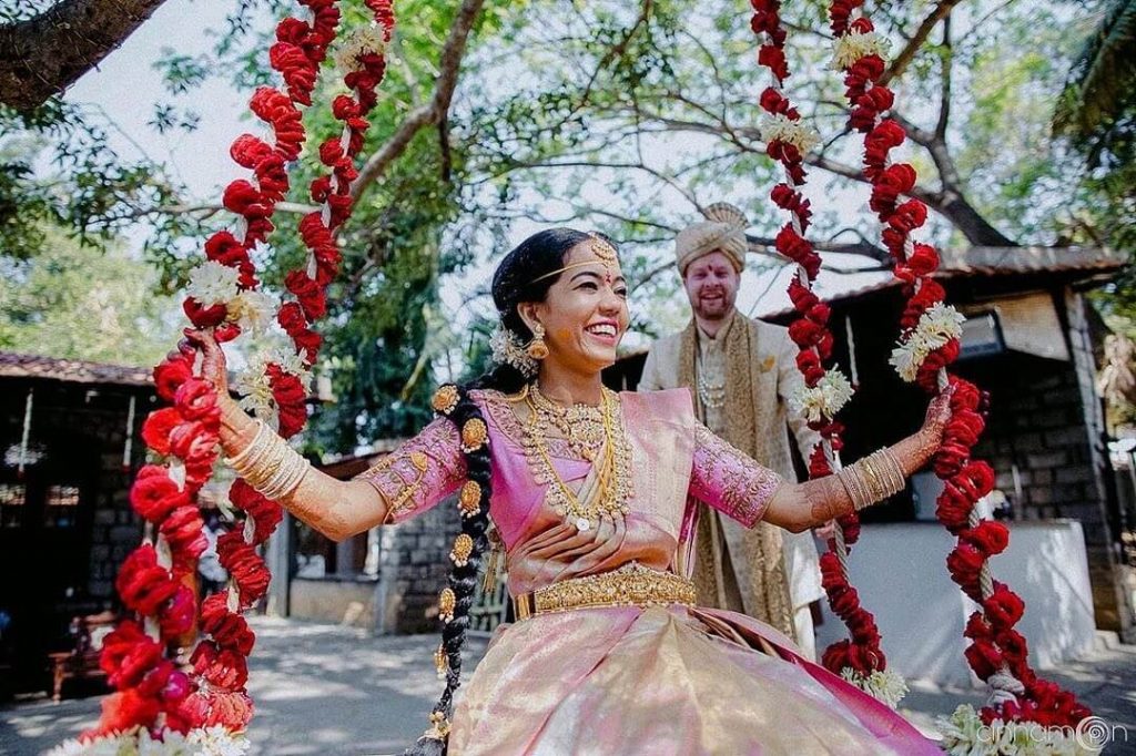 bridal colored sarees