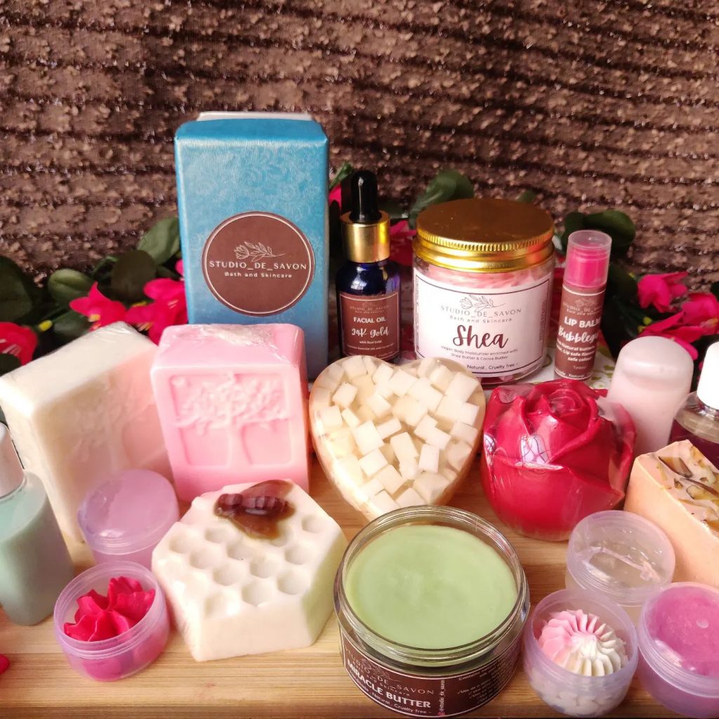 bath products for valentines
