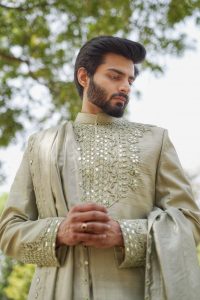 Blingy Mirror Work Kurtas For Grooms-To-Be Who Love To Dazzle!