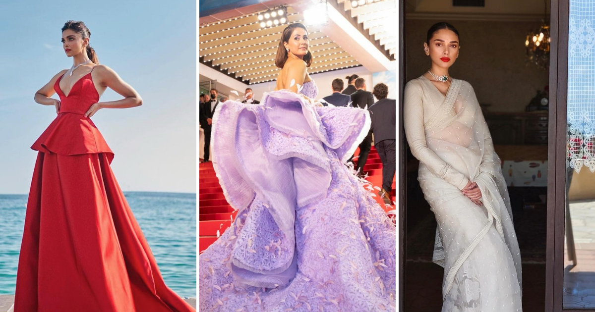 Cannes: Revisiting some of the best red carpet outfits worn by Indian  celebrities