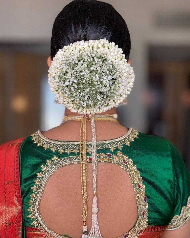 #Trending: 20+ Designs Of Unique Dual Floral Buns For Brides! - ShaadiWish
