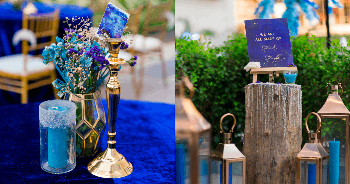 This Celestial Themed Wedding Was A Magical Starry Affair!