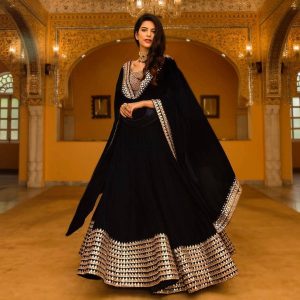 20+ Black Bridal Lehenga Designs For Modern Brides