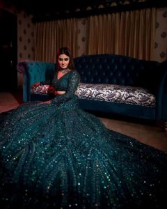 27+ Dark Green Lehenga Designs For Brides To Be