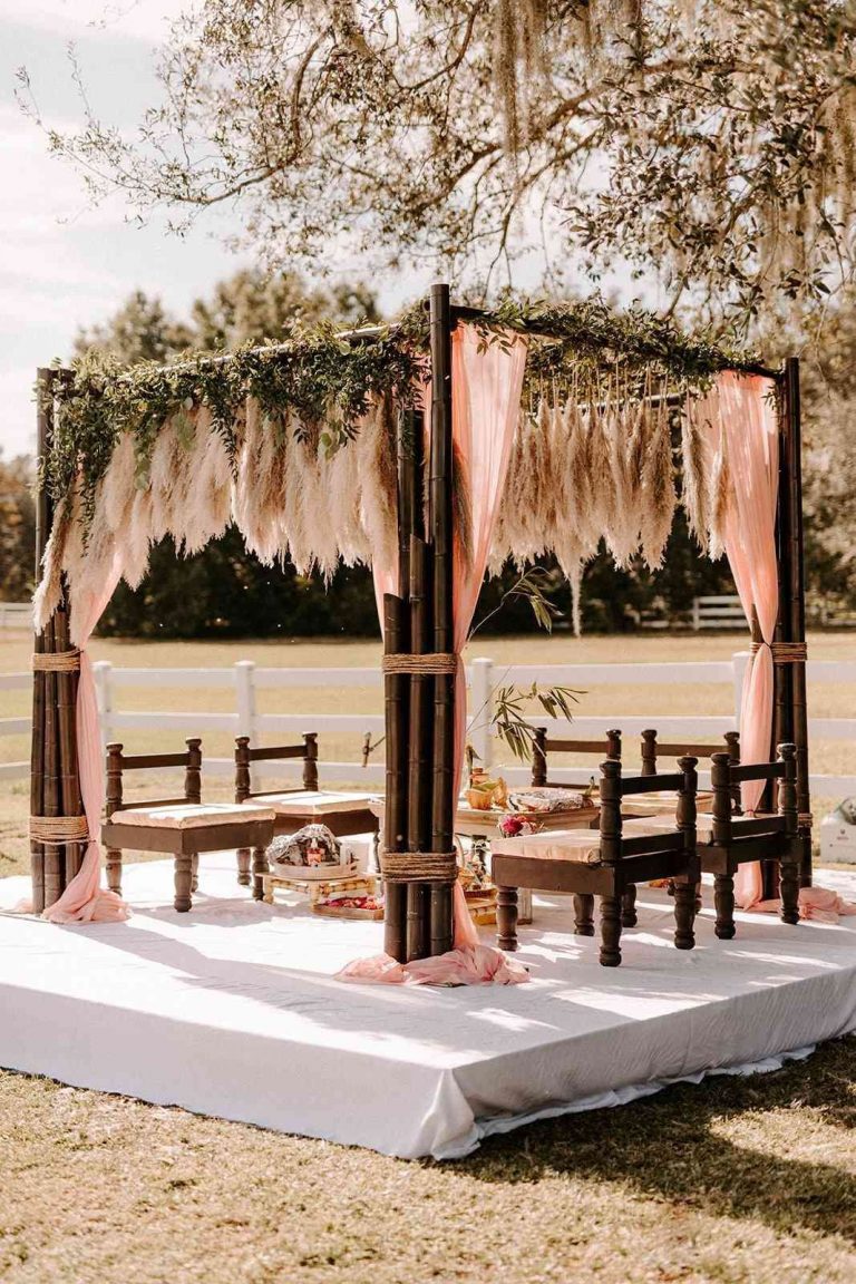 20+ Boho Mandap Designs You Should Be Bookmarking Right Now!