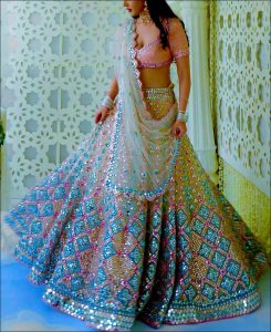 35+ Unique Mirror Work Lehenga Designs For Brides-To-Be