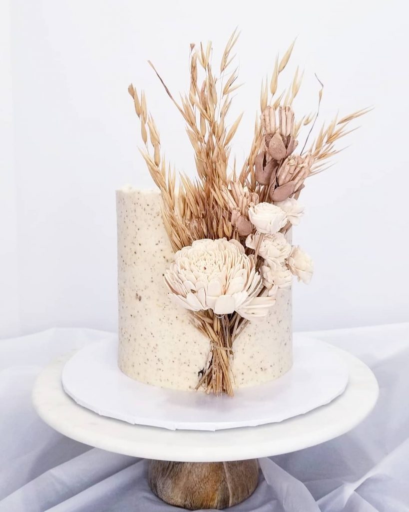 40 Delicious Looking And Rustic Boho Wedding Cakes Shaadiwish 8725