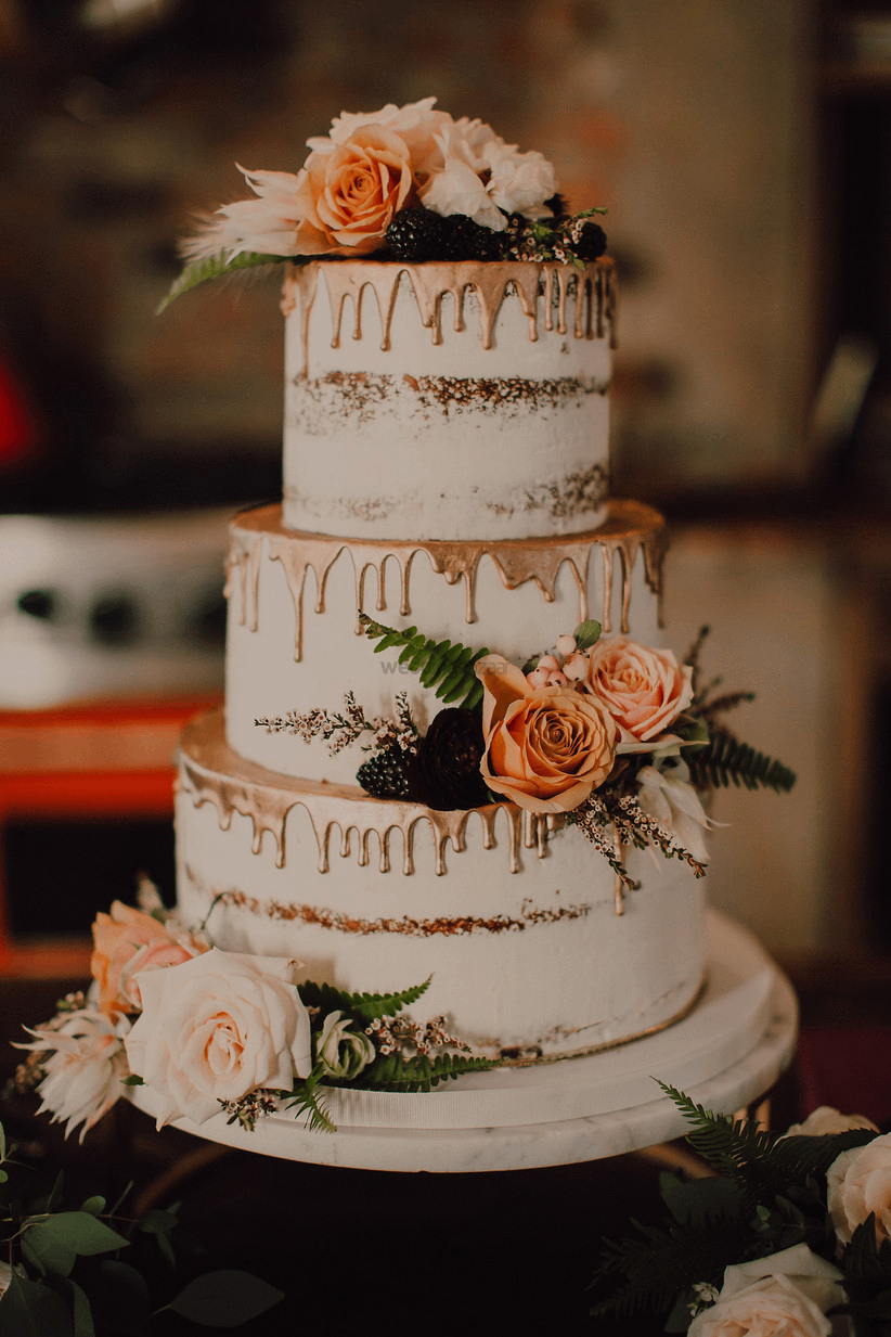 110 Fall Wedding Cakes That Deserve A Standing Ovation ⋆ Ruffled