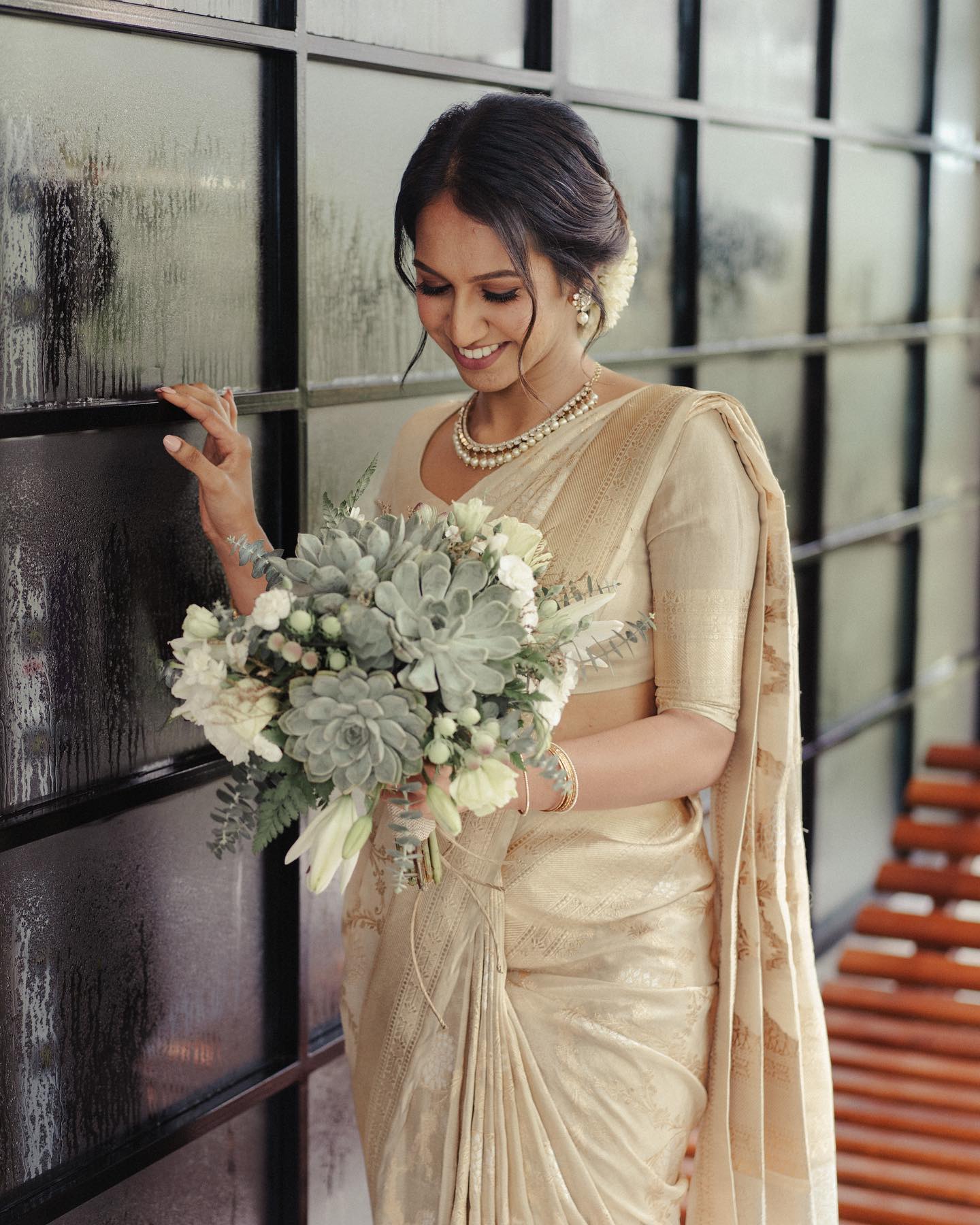 South Indian Christian Brides that stole the show with their Wedding  Outfits  WeddingBazaar