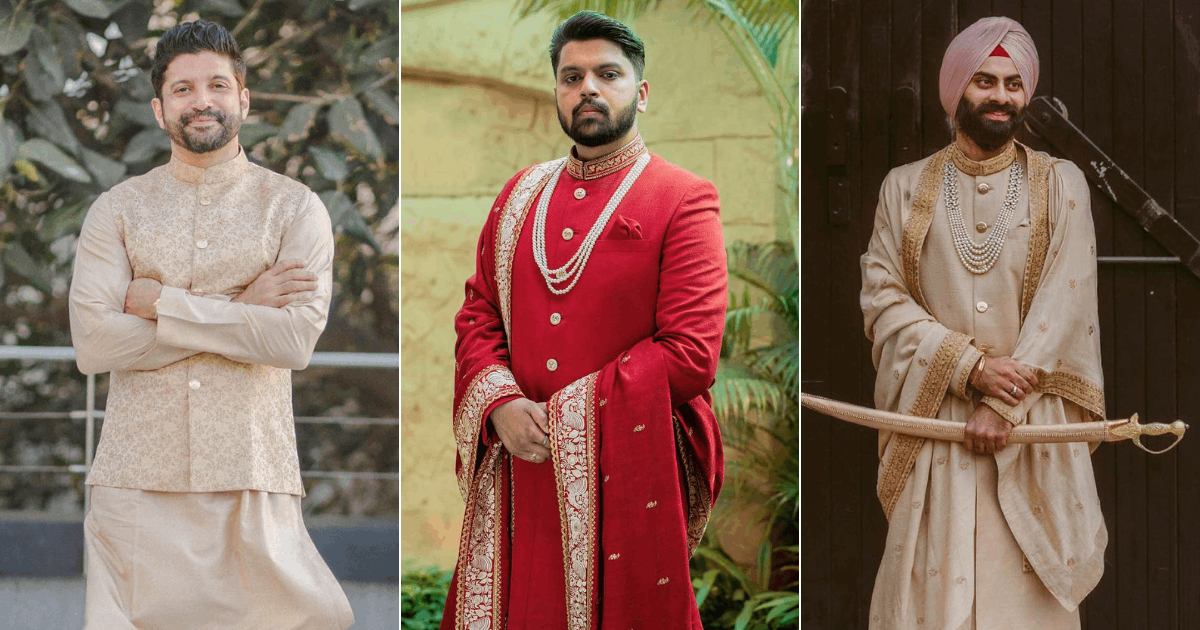 Dashing Celebrity Grooms In Sabyasachi