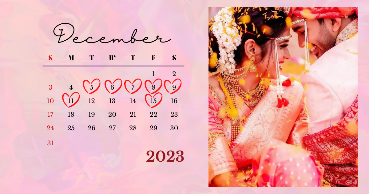 Auspicious Muhurat Dates For Marathi Wedding In 2023