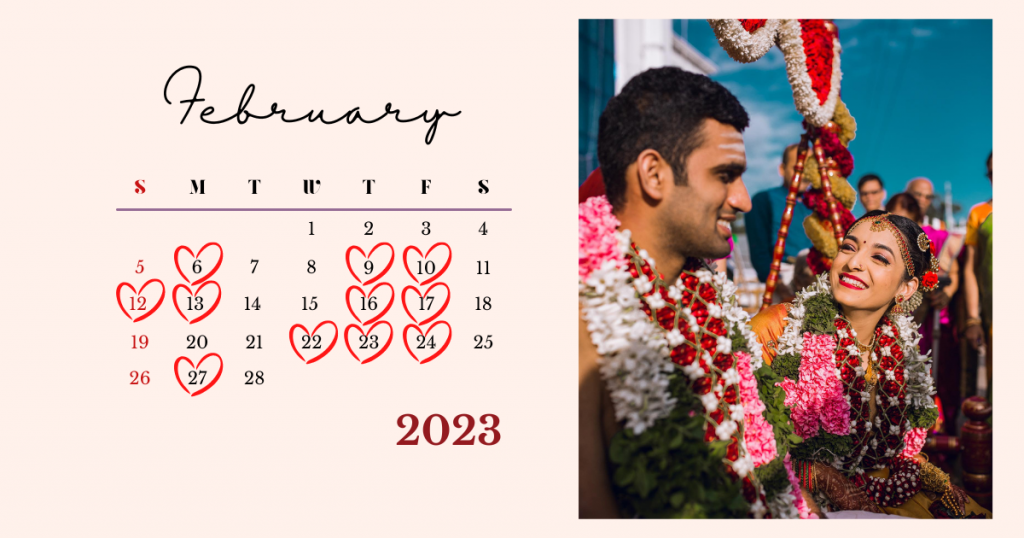 Muhuratam Dates As Per Tamil Wedding Calendar 2023 ShaadiWish