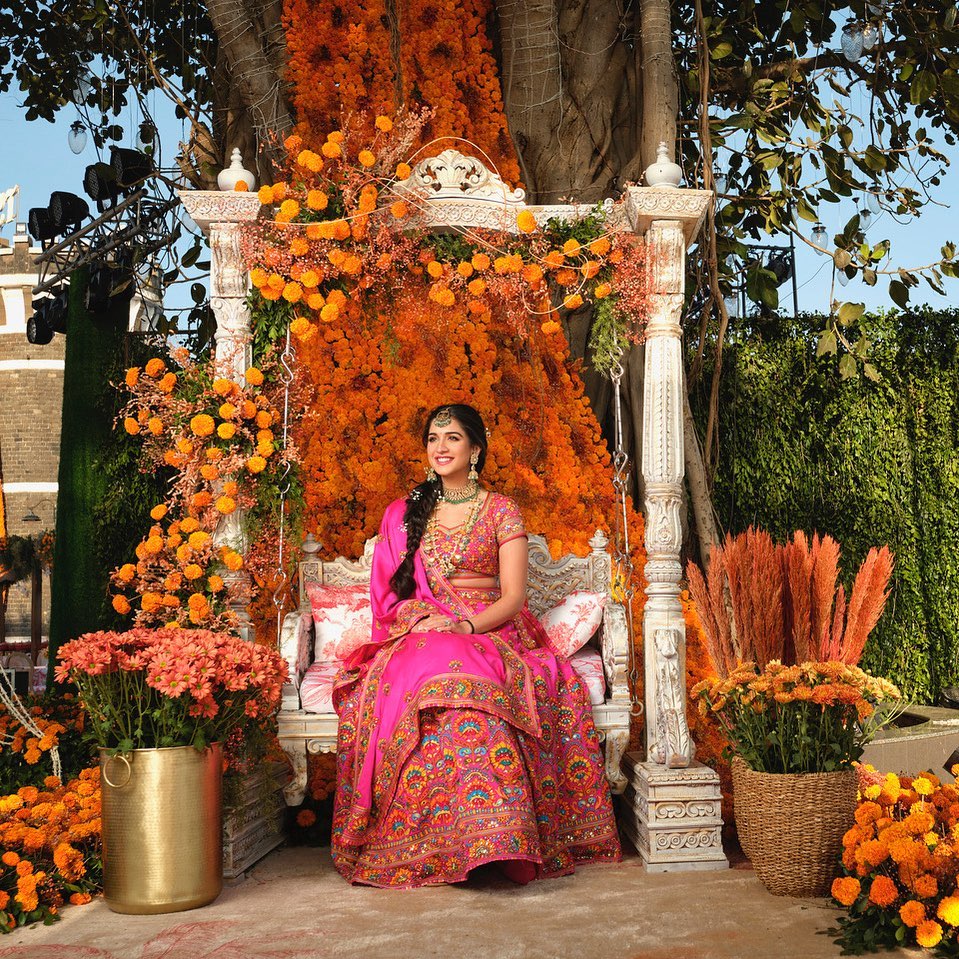 Radhika Merchant Dolls Up For Her Pre-Engagement Mehendi Ceremony