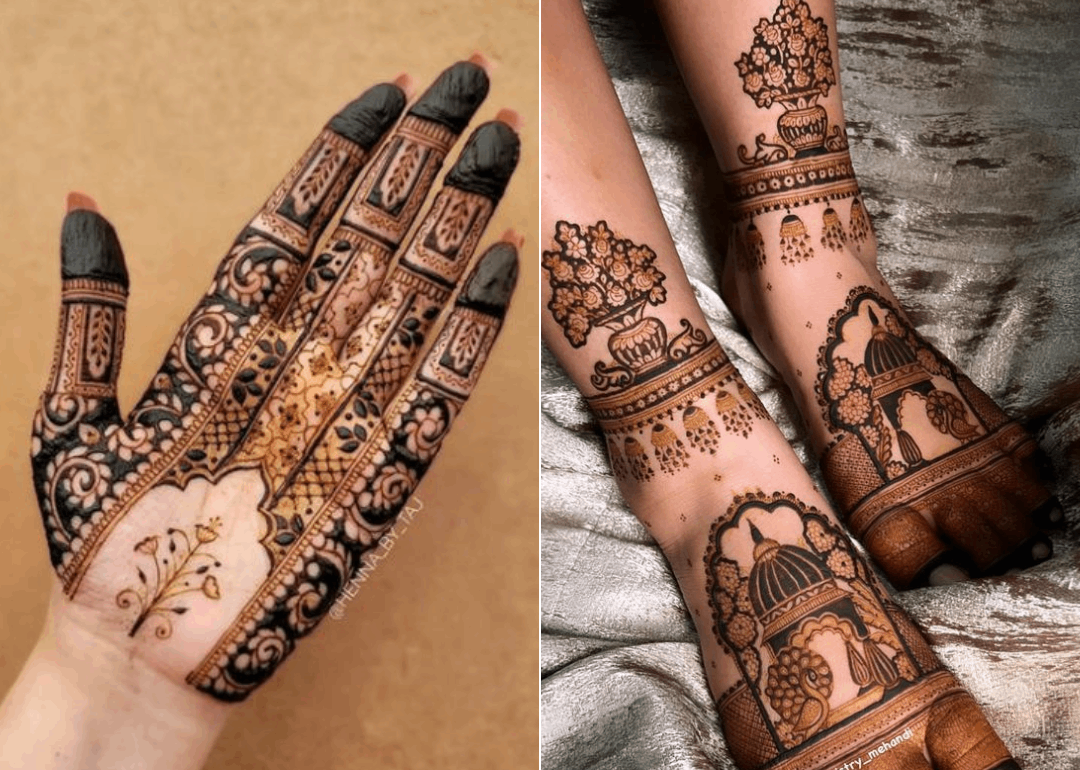 Karwa Chauth Special Mehndi Design for Front Hand-hanic.com.vn