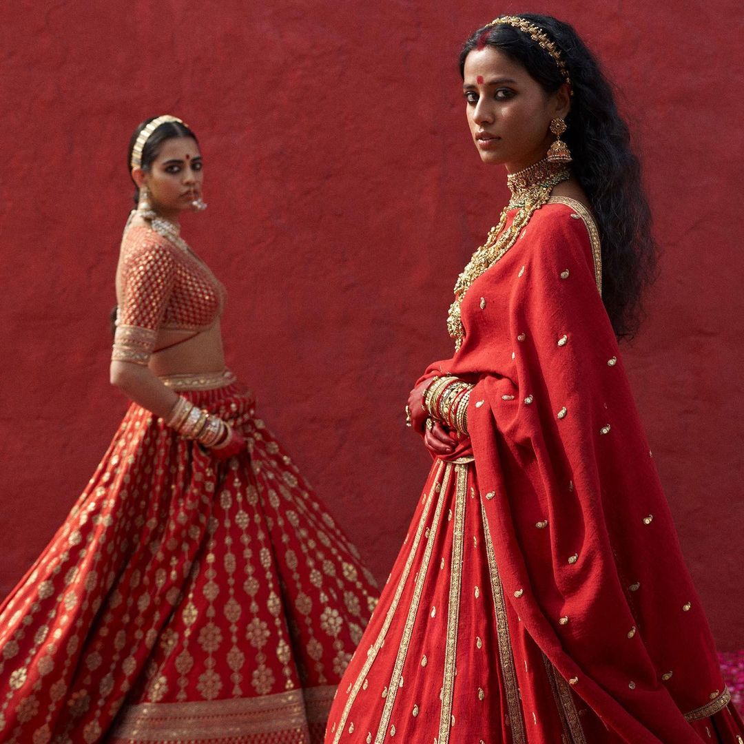 Sabyasachi's Latest: All-Red Heritage Bridal Collection 2023