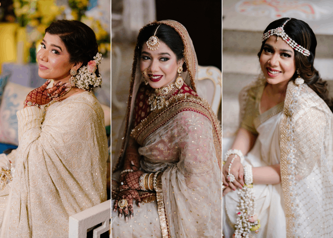 Bangladeshi Bride's Stunning Pastel Looks For Her Nikaah - ShaadiWish