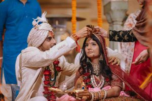 Royal Rajasthani Wedding With A Money-Heist Themed Pre-Wedding Party