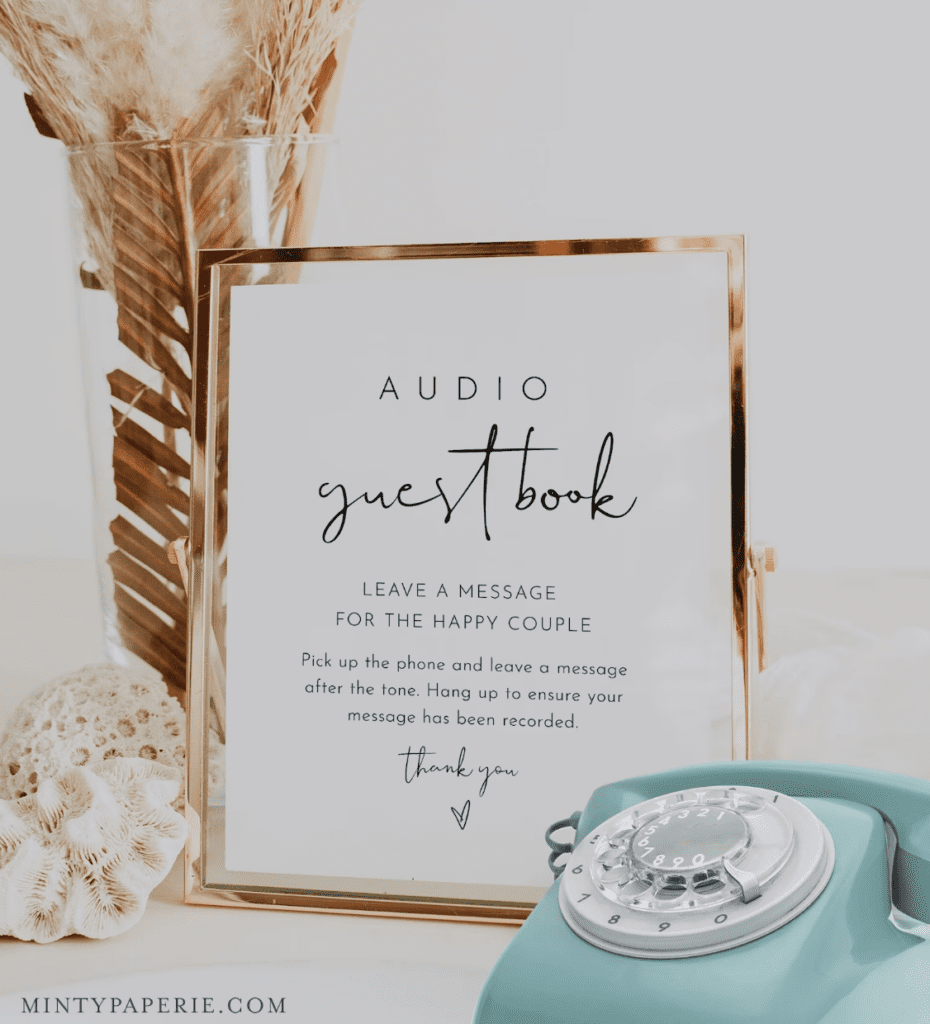 Audio Guest Book At Weddings