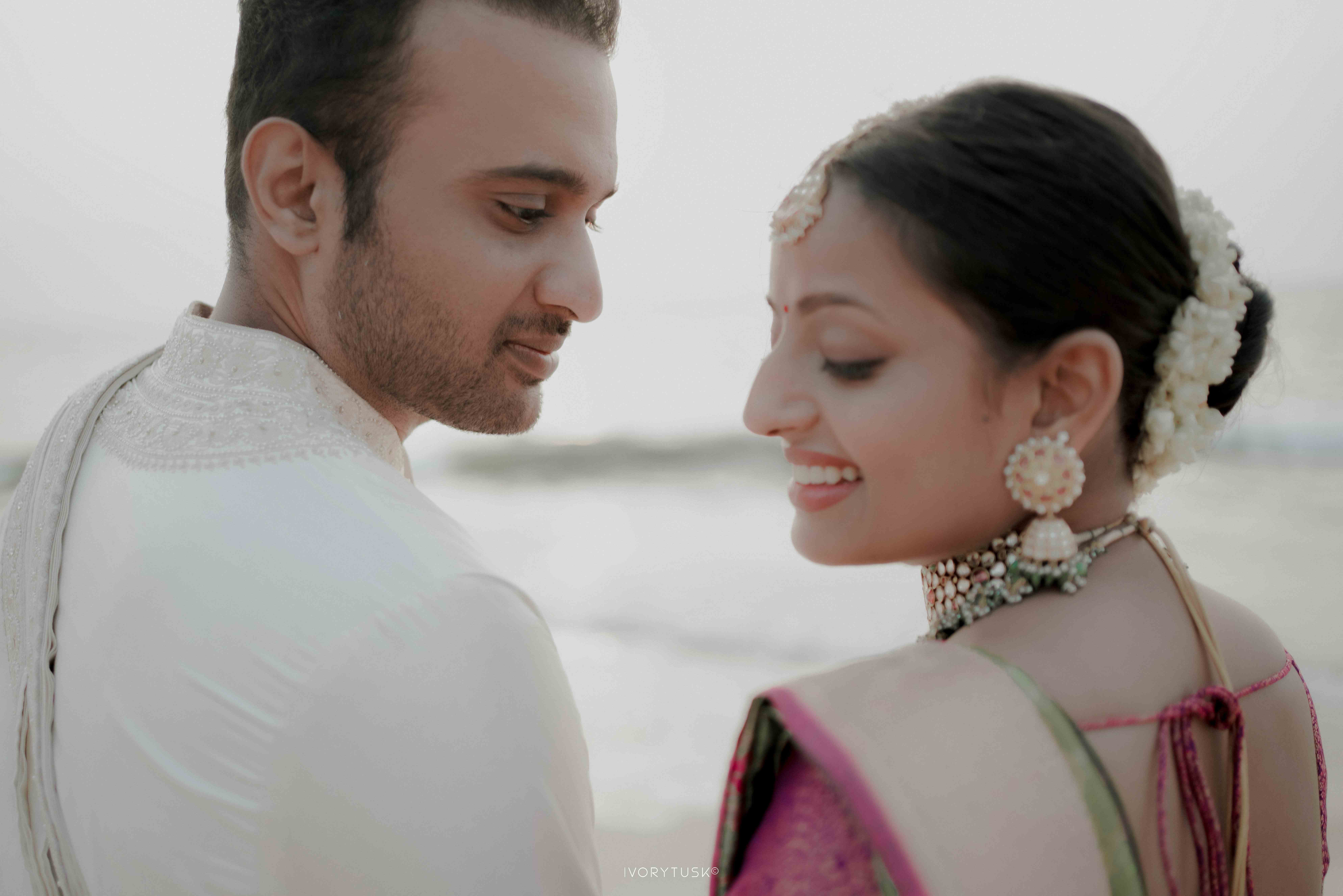 Kanisha & Prasanna’s Stunning Shetty Wedding By The Beach