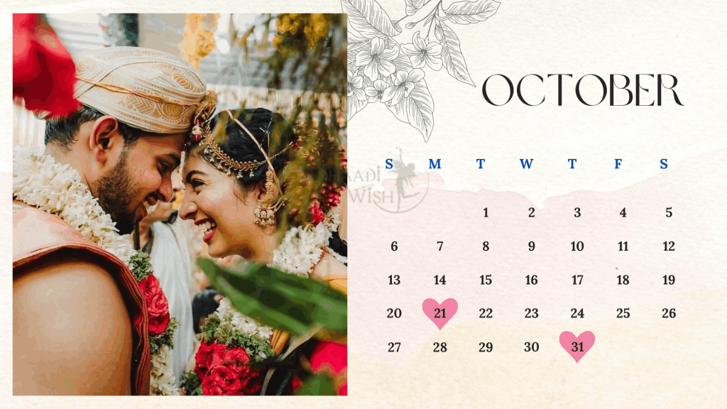 Shubha Muhurtham Tamil Wedding Dates 2024 ShaadiWish