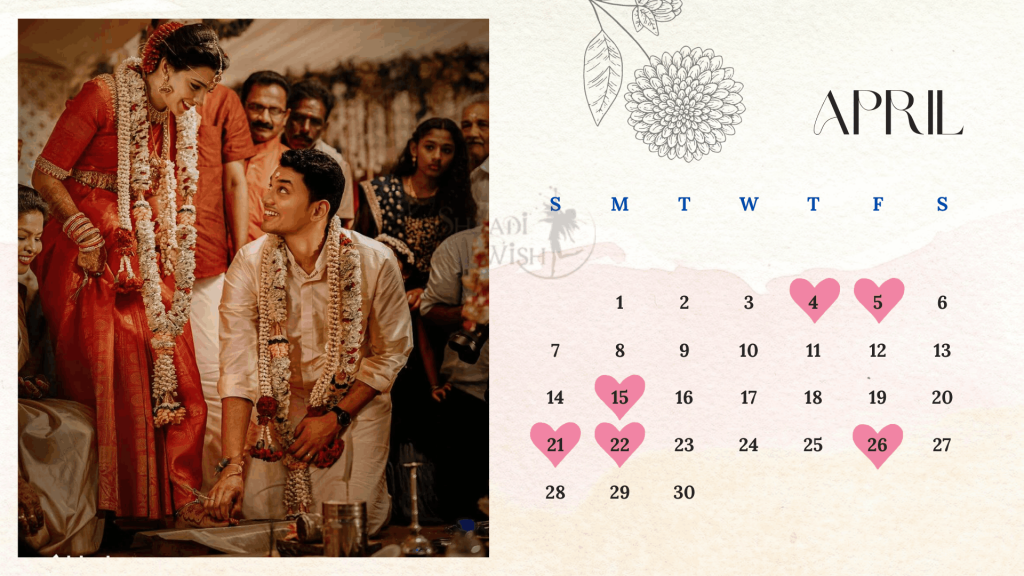 Shubha Muhurtham Tamil Wedding Dates 2024 ShaadiWish