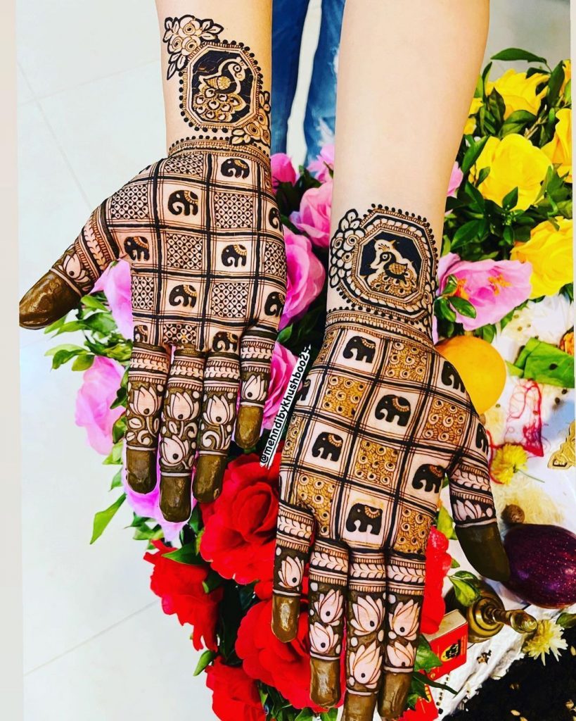 Latest Elephant Motif Mehendi Designs For Brides Of 2023 & 2024