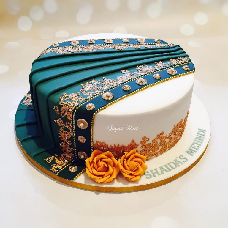 40 Jaw-Dropping Mehendi Cakes That Are Trending Big Time