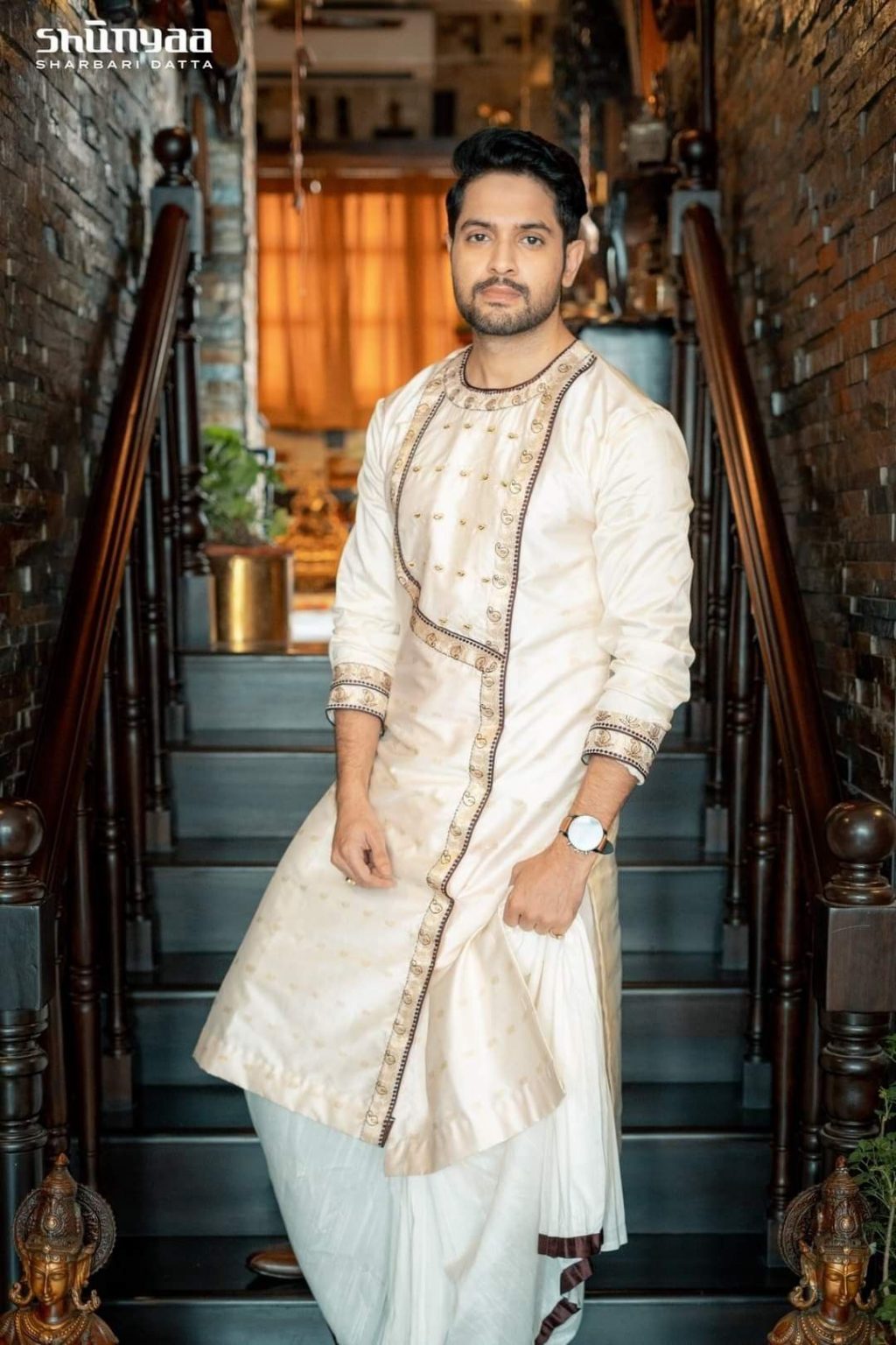 2024 Groom Trends That Are New Refreshing ShaadiWish   1. 2024 Groom Trends Include Angarkha Kurtas Shunyaa By Sharbari Datta 1024x1536 