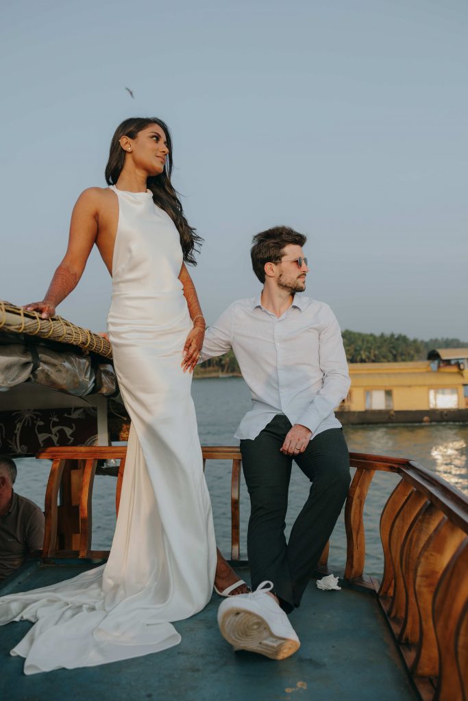 Medha & Jules: A Multi-Culture Indo-French Wedding On The Backwaters Of Kerala