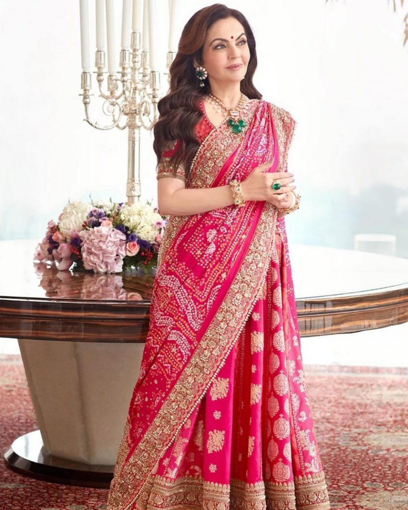 Looks Round Up Nita Ambani For Anant-Radhika Wedding Festivities