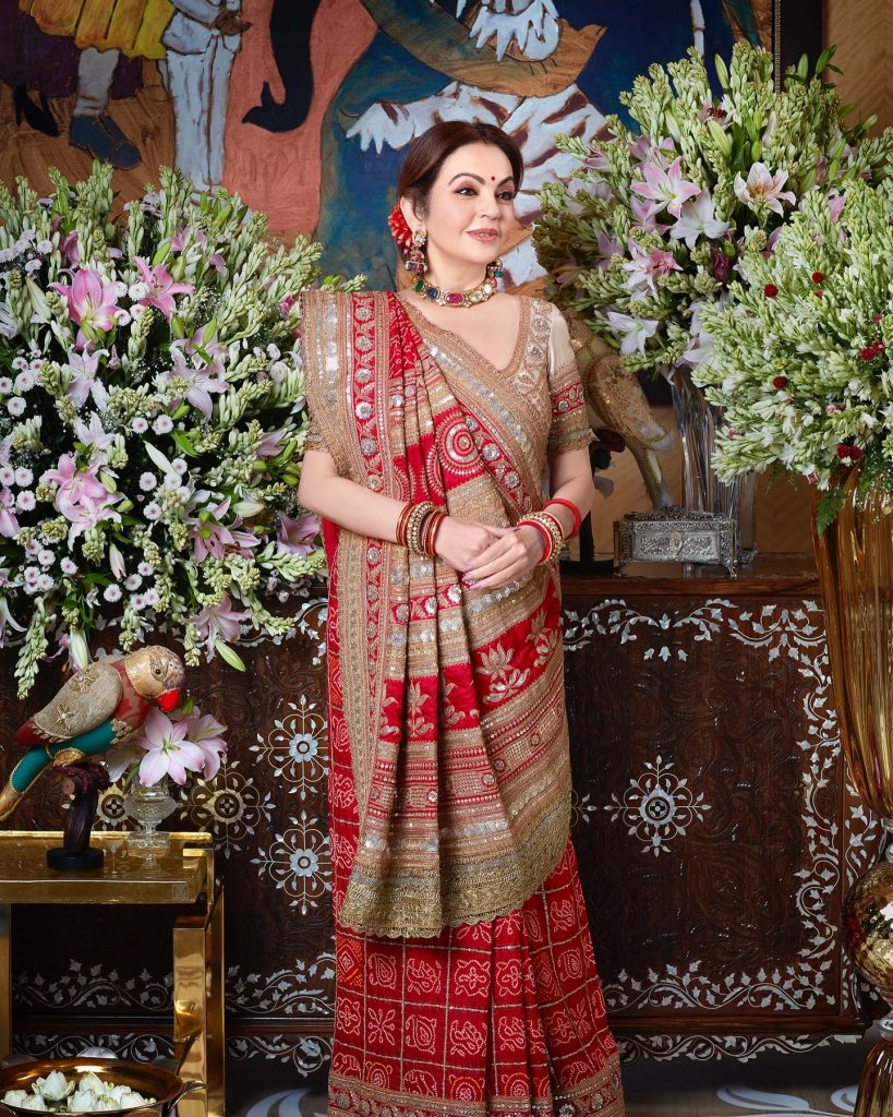 Looks Round Up Nita Ambani For Anant-Radhika Wedding Festivities