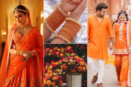 Easy Ways To Add Desi Touch To Your Wedding With Vivacious Orange Hue