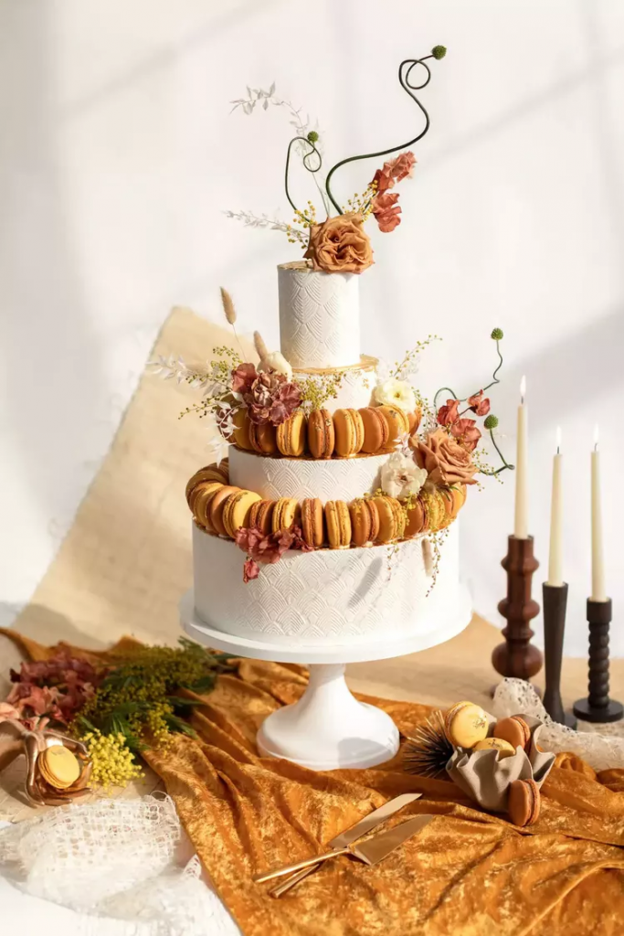 45+ Macaron Wedding Cake Ideas To Save Right Now