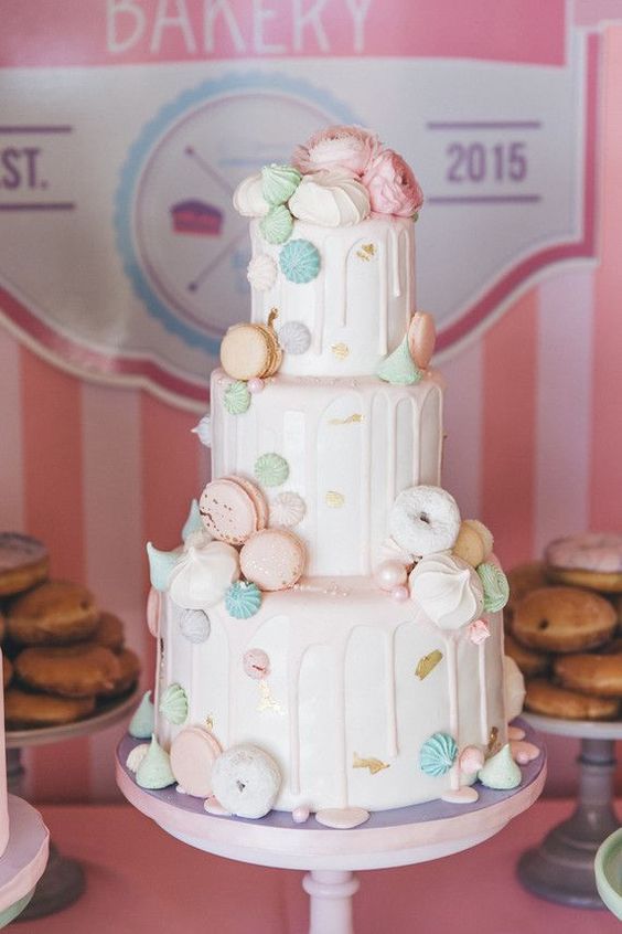 45+ Macaron Wedding Cake Ideas To Save Right Now