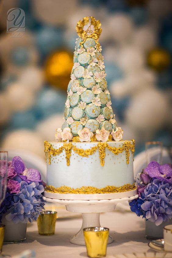 45+ Macaron Wedding Cake Ideas To Save Right Now