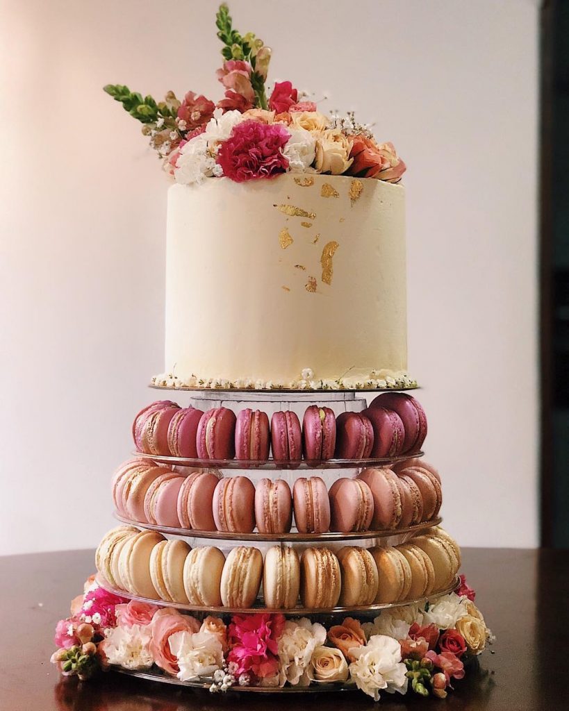 45+ Macaron Wedding Cake Ideas To Save Right Now