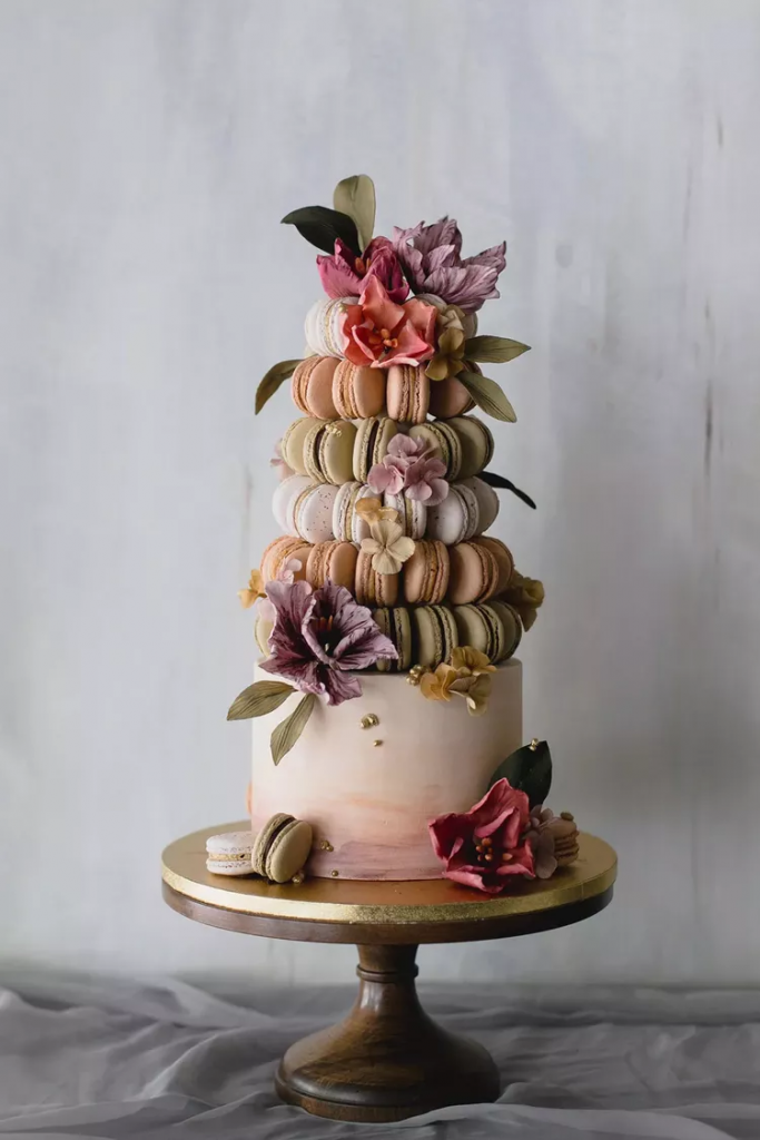 45+ Macaron Wedding Cake Ideas To Save Right Now