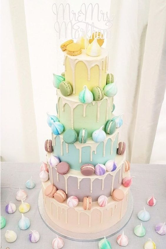 45+ Macaron Wedding Cake Ideas To Save Right Now