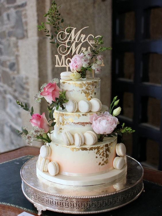 45+ Macaron Wedding Cake Ideas To Save Right Now