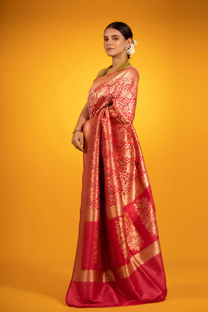 The Elegance Of Banarasi Silk Saree: A Perfect Choice For Weddings In India